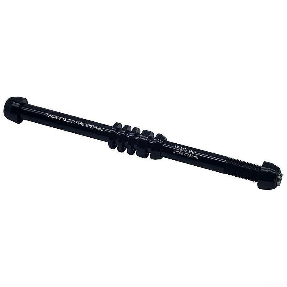 Trainer Axle Skewer For MTB Aluminum Alloy Construction M12*P1.0 Thread Size Lightweight