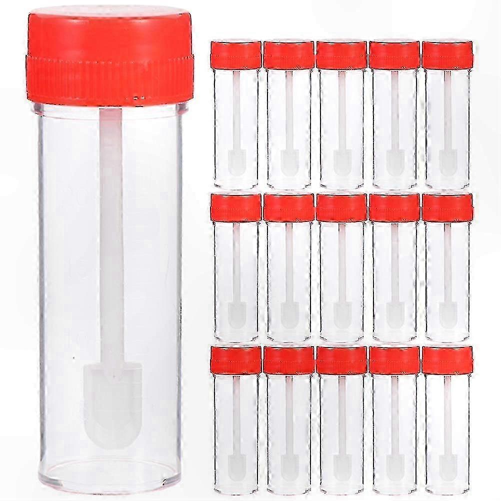 30-Pack Medical Sample Containers with Lids, 25ml Capacity for Laboratory Use