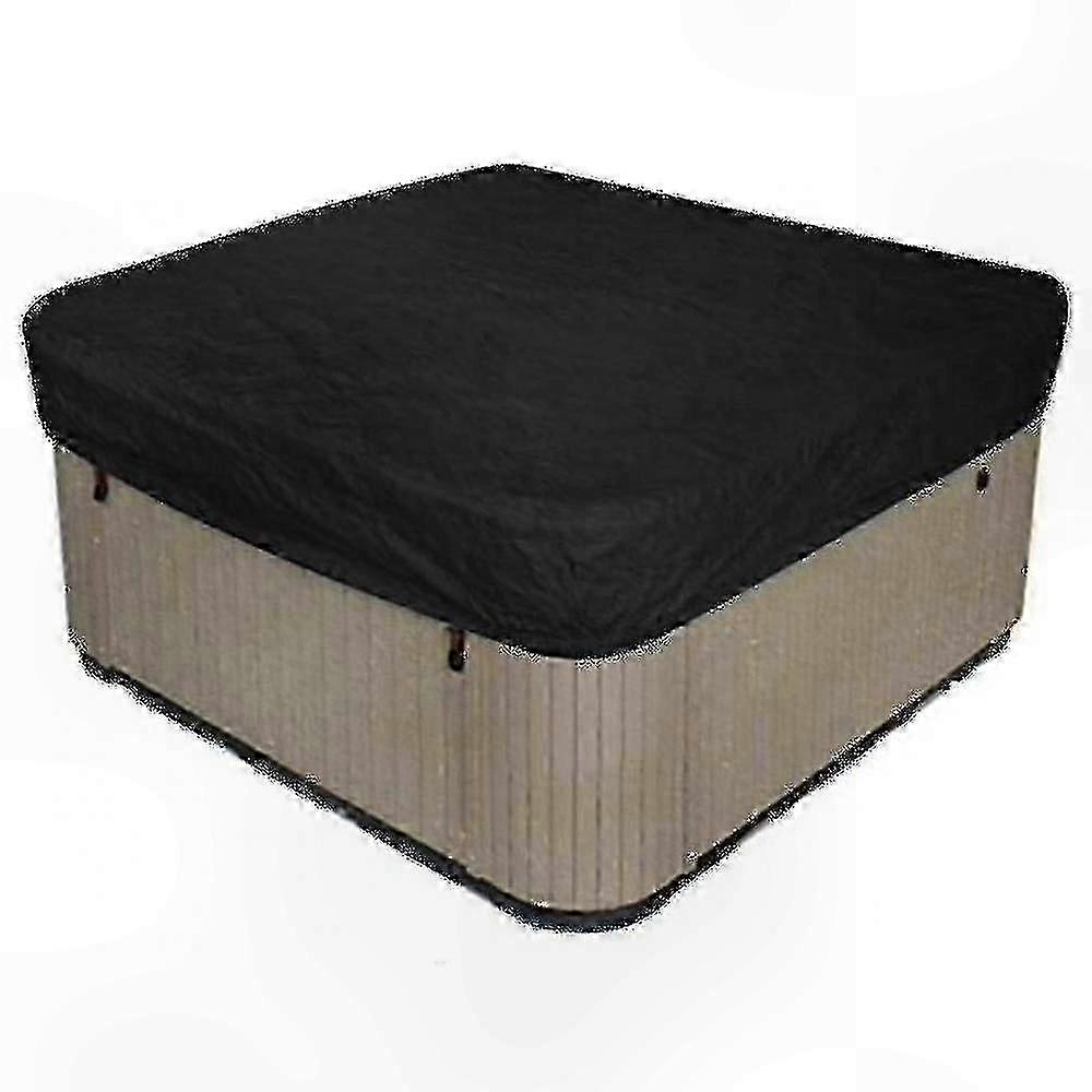Durable Weatherproof Cover for Hot Tubs, Foldable Spa Protector for Year-Round Use