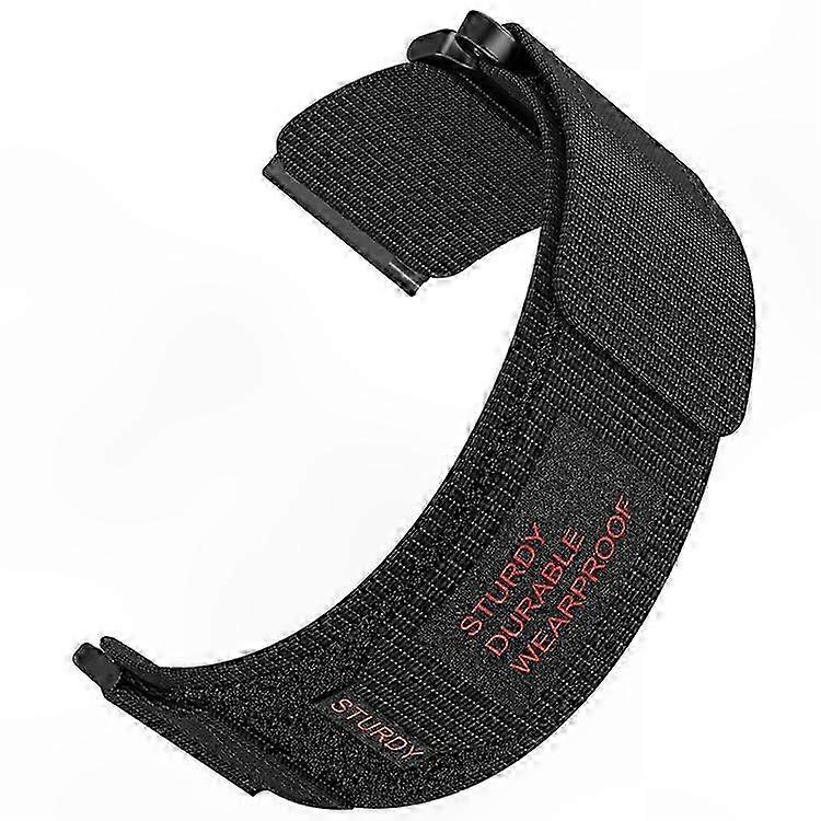 Nylon Loop Fastener Strap for Multisport Watches with 24mm Width