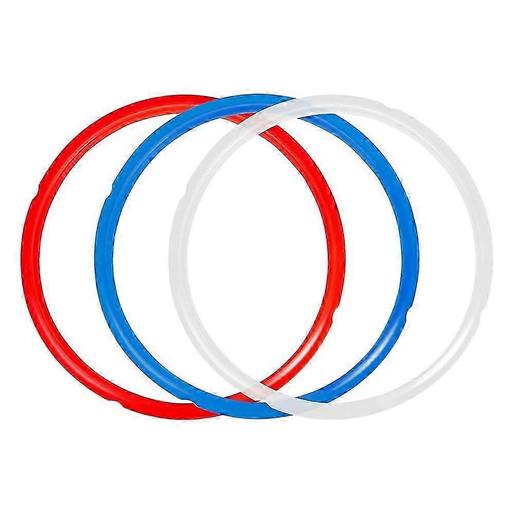 3 Pack Silicone Sealing Rings for Instant Pot 5/6 Qt,