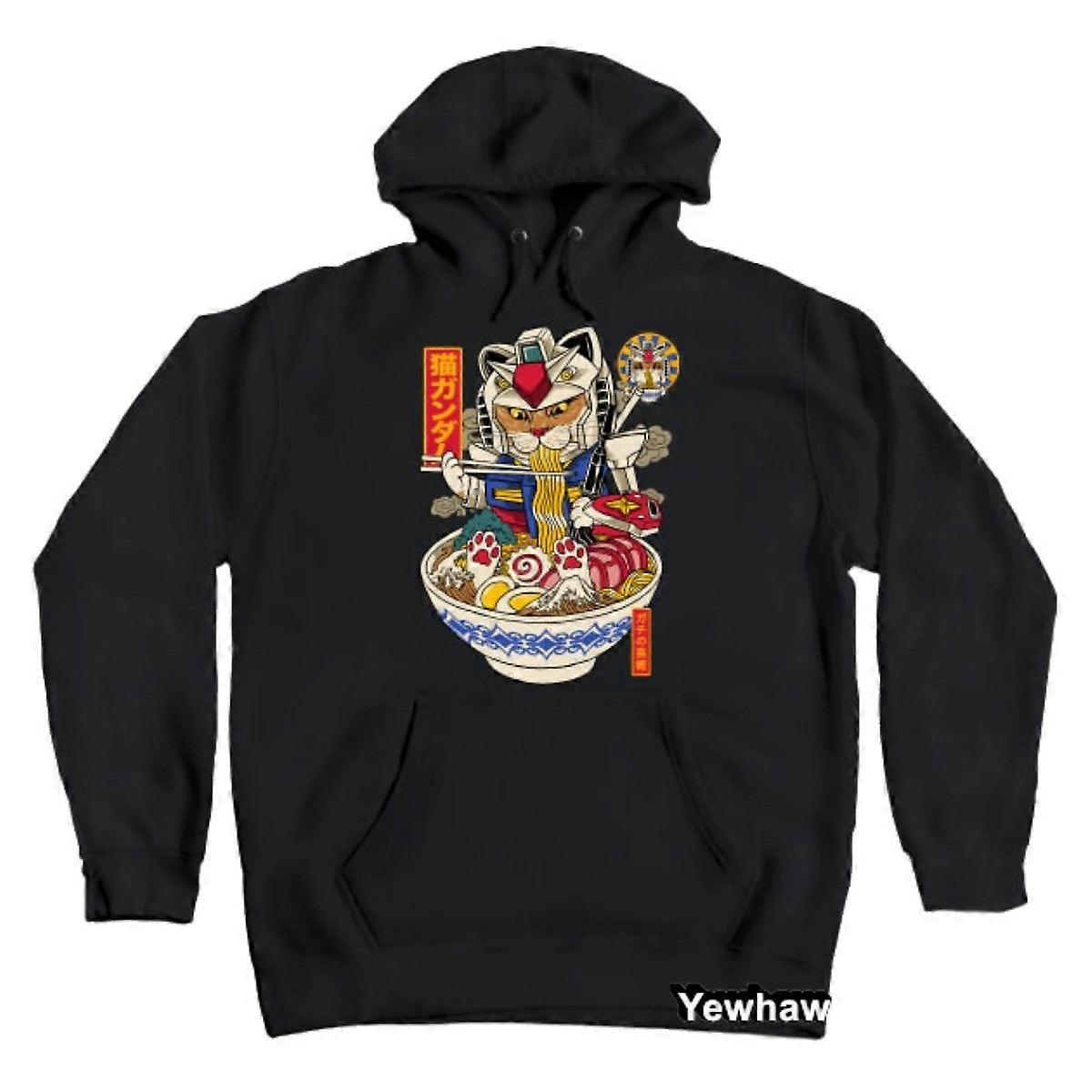 Ramen Cat Gundam Hoodie