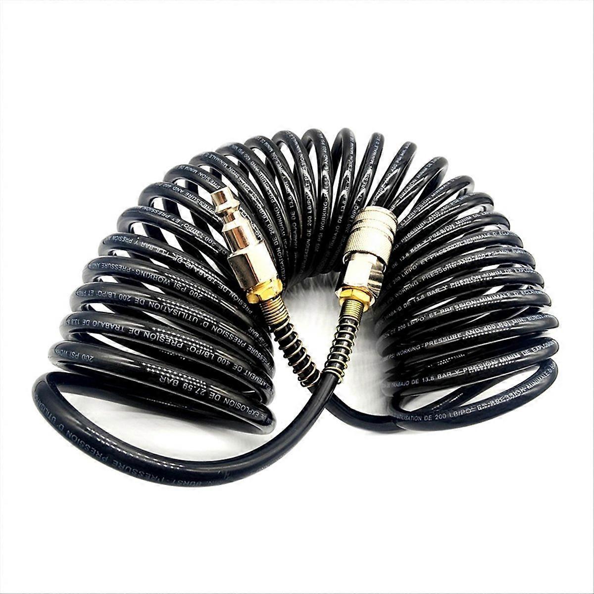 1/4NPT Pneumatic Adapter Quick Coupler Inflating Coil Air Hose