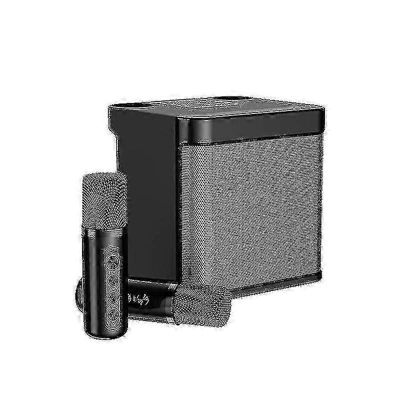 Portable Karaoke Machine Bluetooth-compatible Speaker With 2wireless Microphones