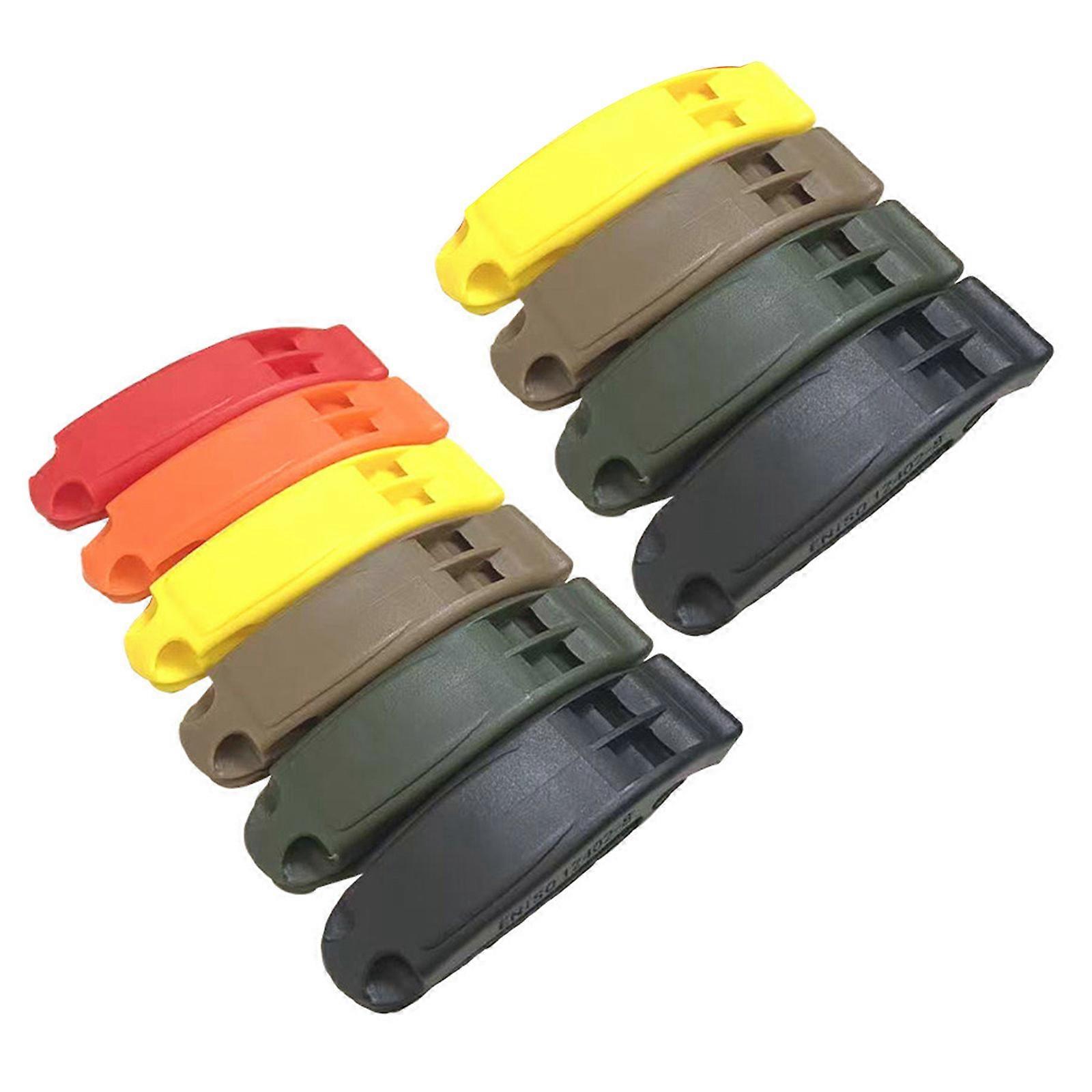 Compacts Portables Survival Whistled With Loud Signal Weatherproofed Signaling Whistled For Emergencies Multicolor