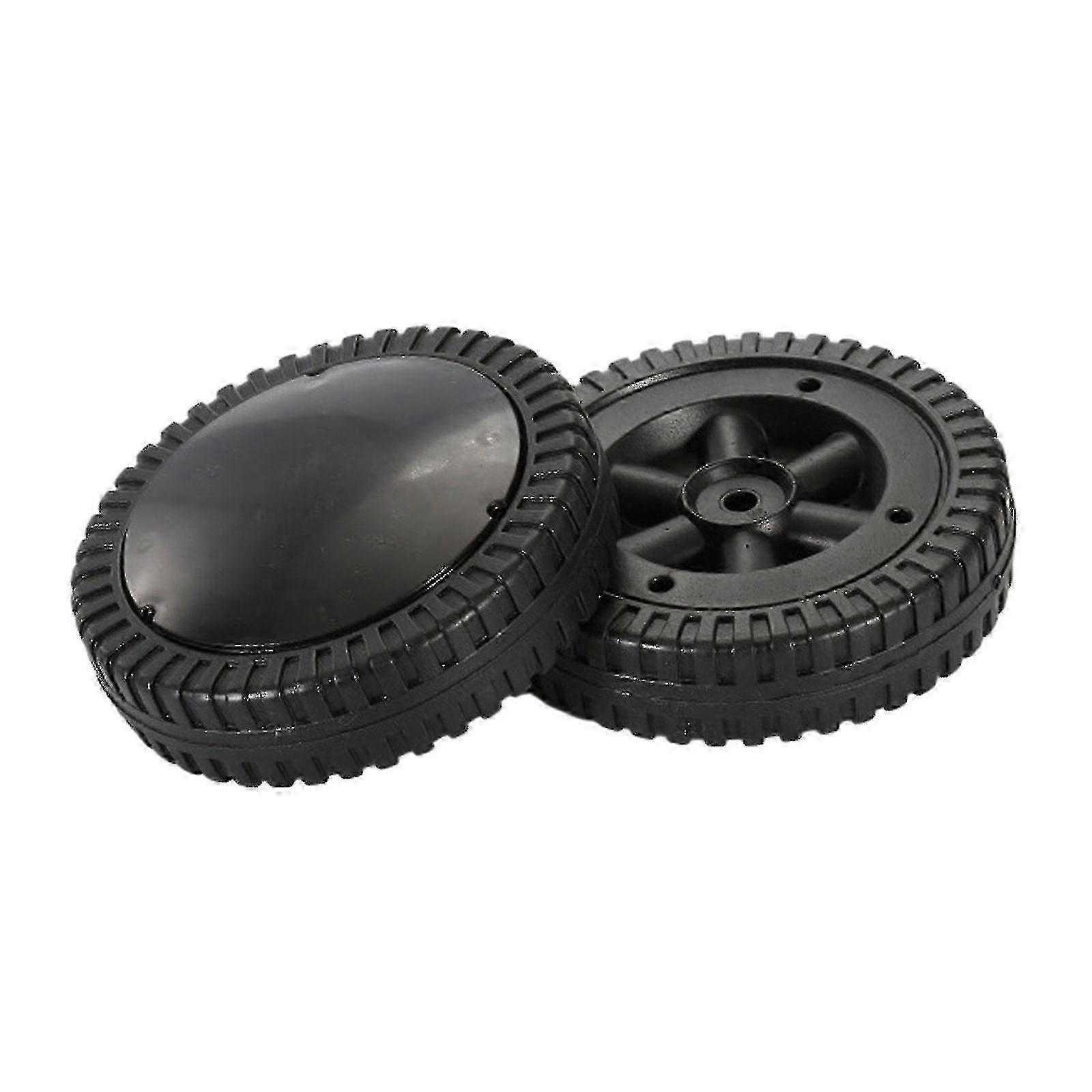 6 inch black tires for BBQ grill wheels smooth rolling