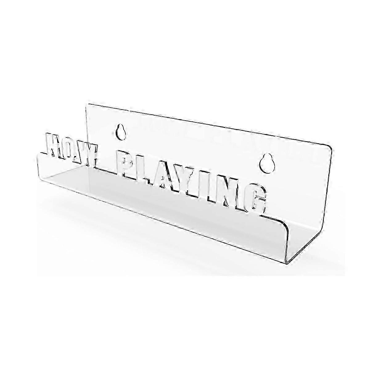 Vinyl Record Stand with Record Player Function: Acrylic Record Holder for  inch Vinyl Records - Storage & Display Now Playing