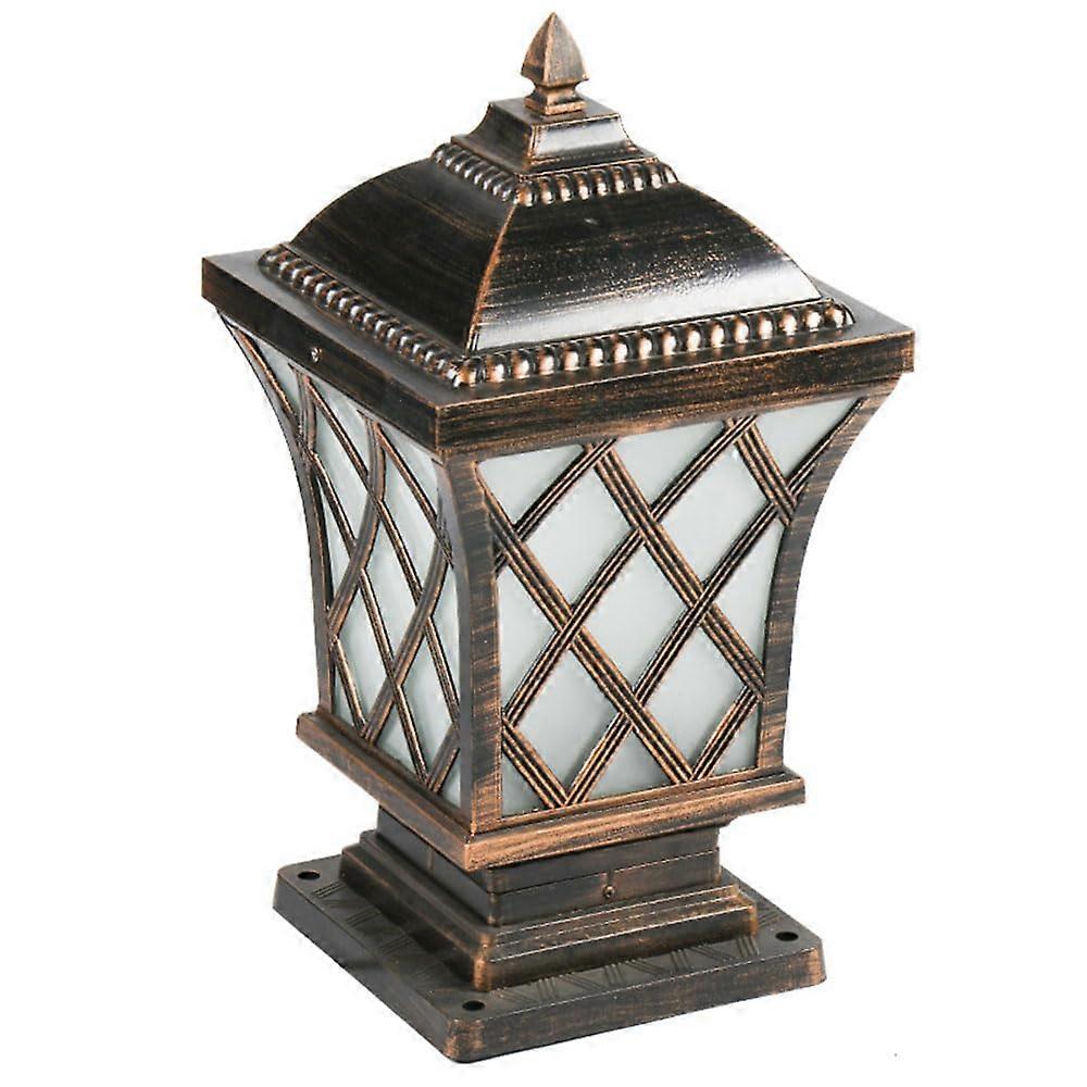 Waterproof Retro Outdoor Post Light with E27 Base, Compatible with E26/E27 Bulbs 110-220V