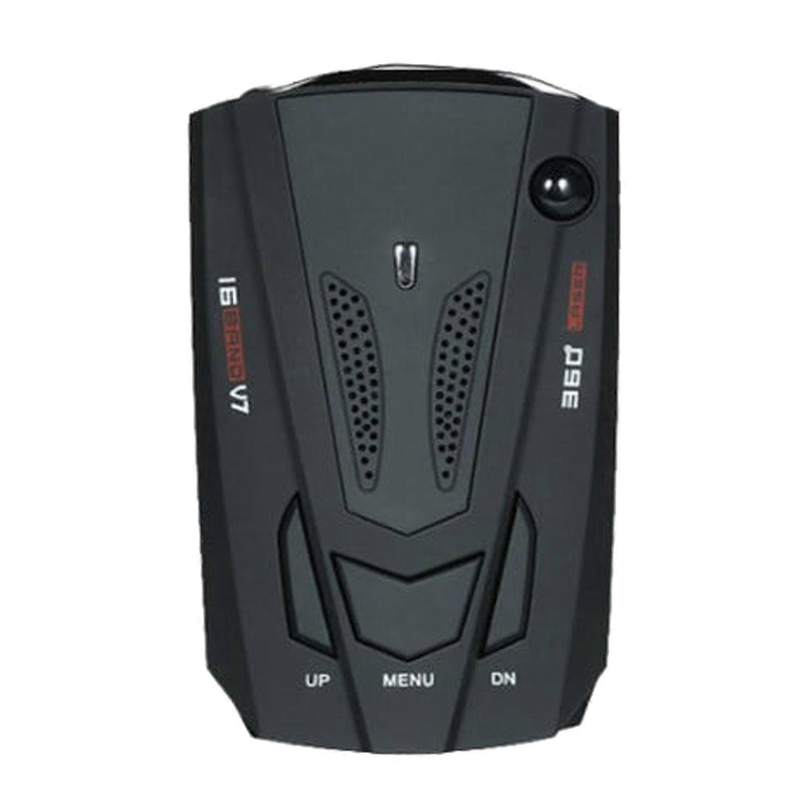 Alert And Car Speed Alarm System  Black  City/highway Mode 360 Degree Detection Detectors With Led Display For Cars Detector