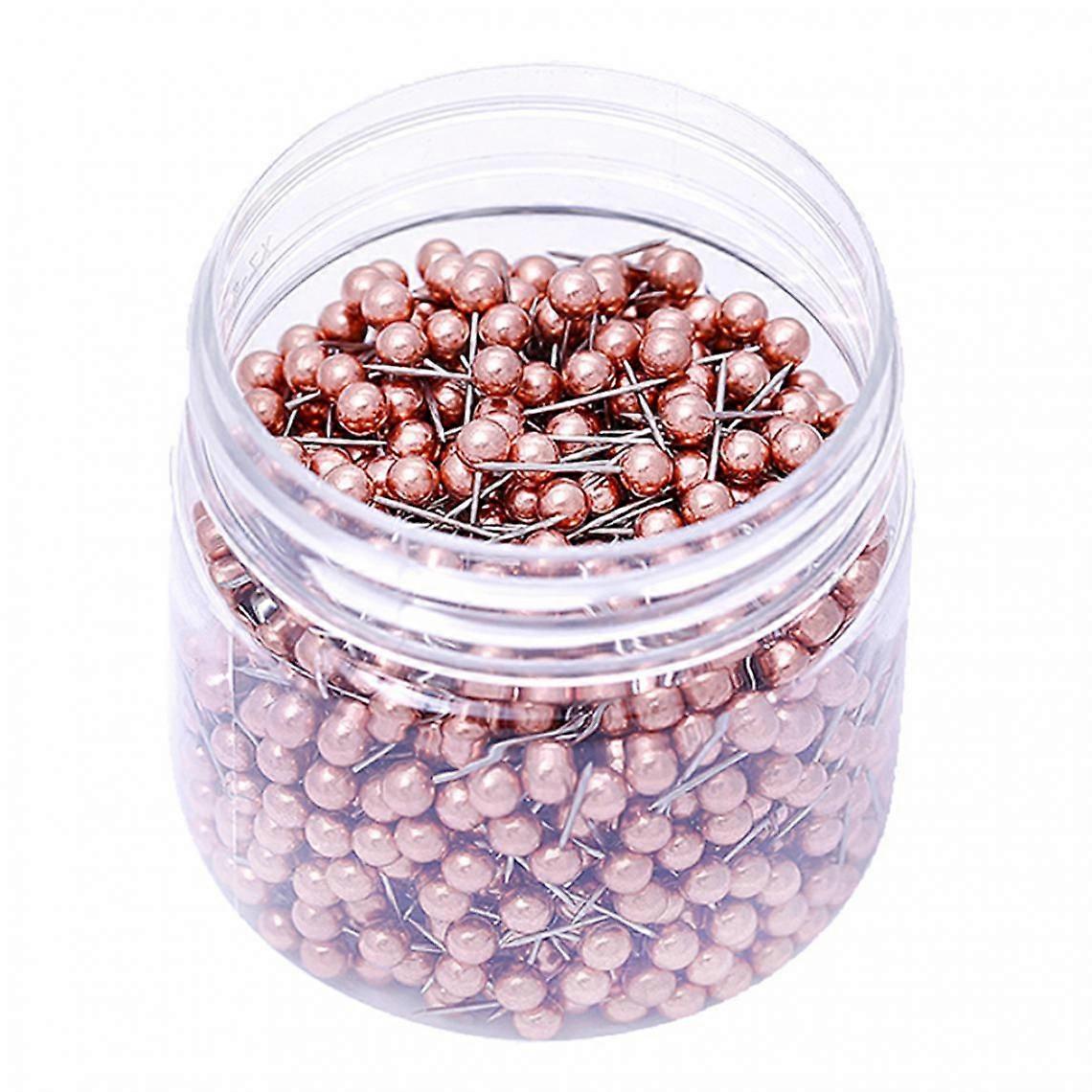 1000x Plastic Round Head Sewing Marking Marker Drawing Push Pins Black