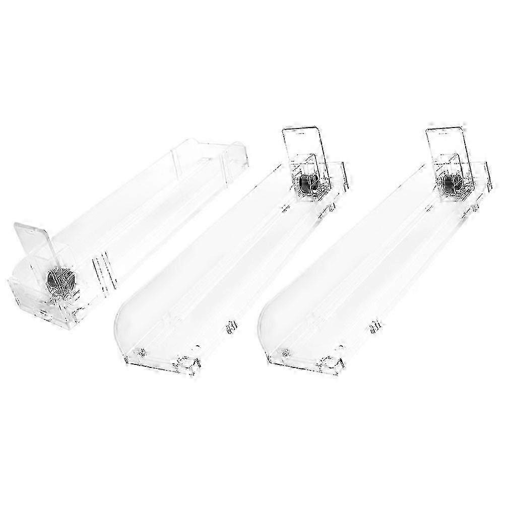 1 Set Cigarette Showcase Shop Clear Automatic Cigarette Display Stand Pusher with Label for Retail Store