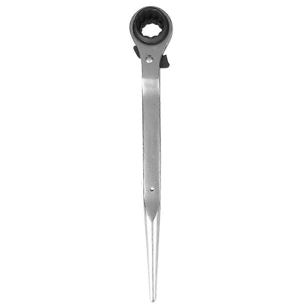 TU JW2730 Chrome Vanadium Steel Ratchet Wrench Pointed Tail Spanner 27 x 30mm