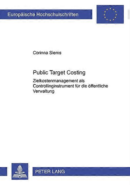 Public Target Costing by Corinna Siems Paperback