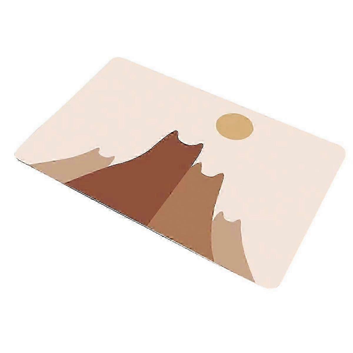 Diatomaceous Earth Bath Mat, Soft, Quick Drying, Suitable for Various Uses