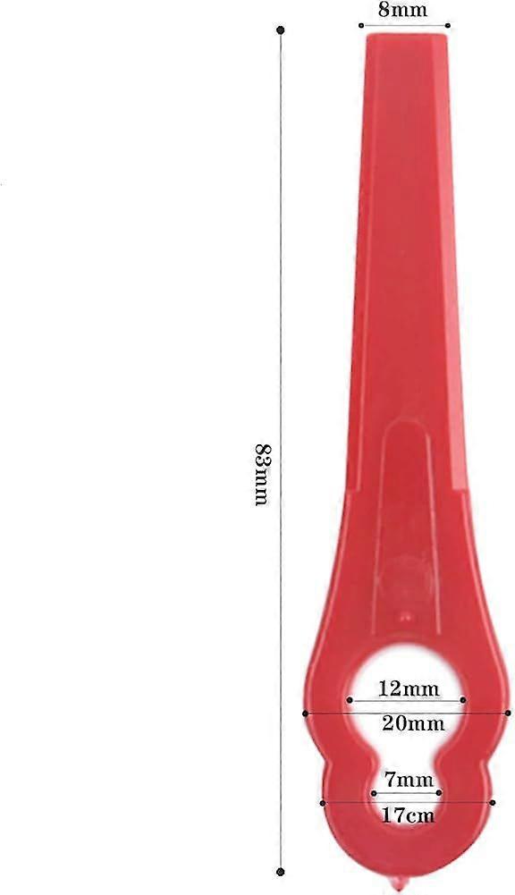 New style 50 Pieces Replacement Plastic Blades, Plastic Edger Blade, Edger Blade, General