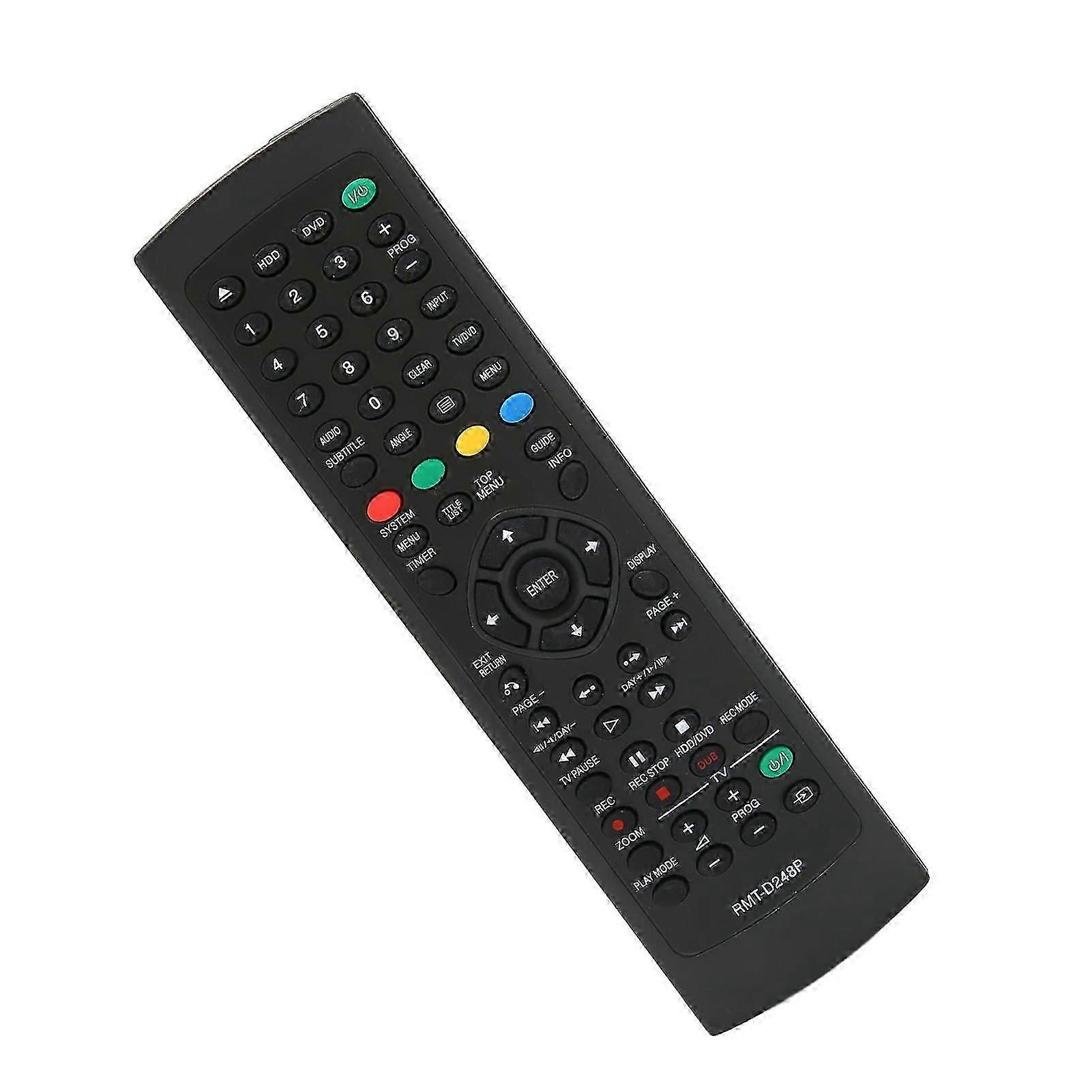Remote Control Multi Functional Replacement DVD HDD Recorder Remote for RMTD248P