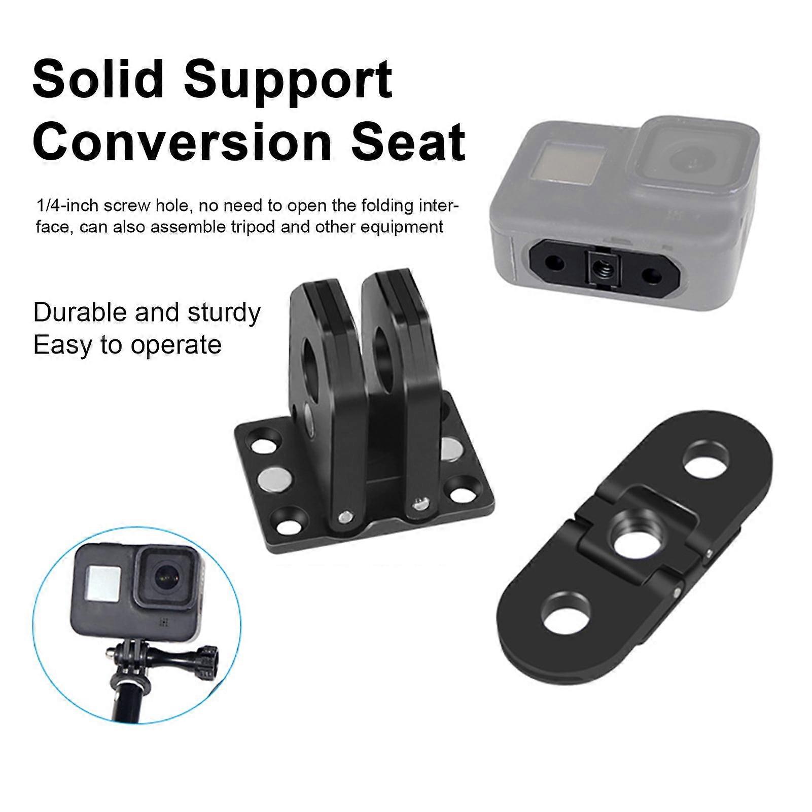 SUSUchens Magnetic Folding Mount Adapter, Rust-Proof & Corrosion Resistant, Compatible with GoPro10/9/8/Max/Mini Style B