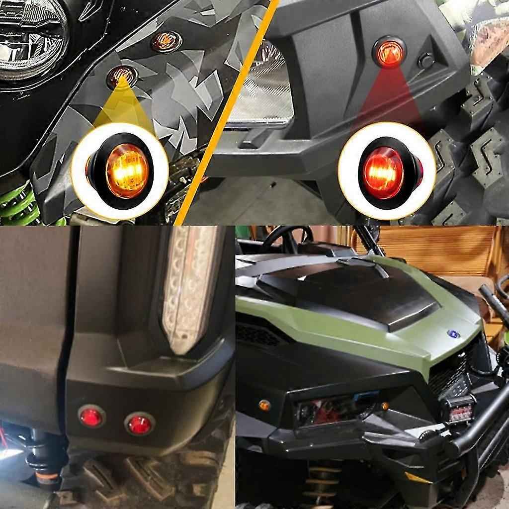 12v Universal Led Turn Signal Rocker Switch Blinker Kit Led Lights For Utv Atv