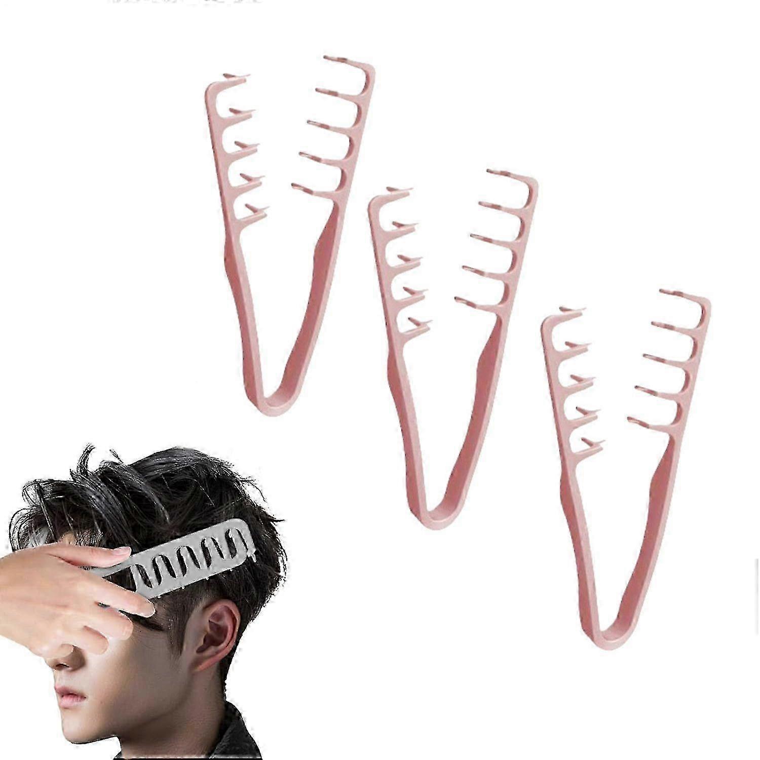 1-3x Texture Comb, Wide Tooth Combs, Volume Tool For Roots, Seam Coverage, Bangs Combs, Lightweight Grooming Accessories, Ideal For Curly Hair