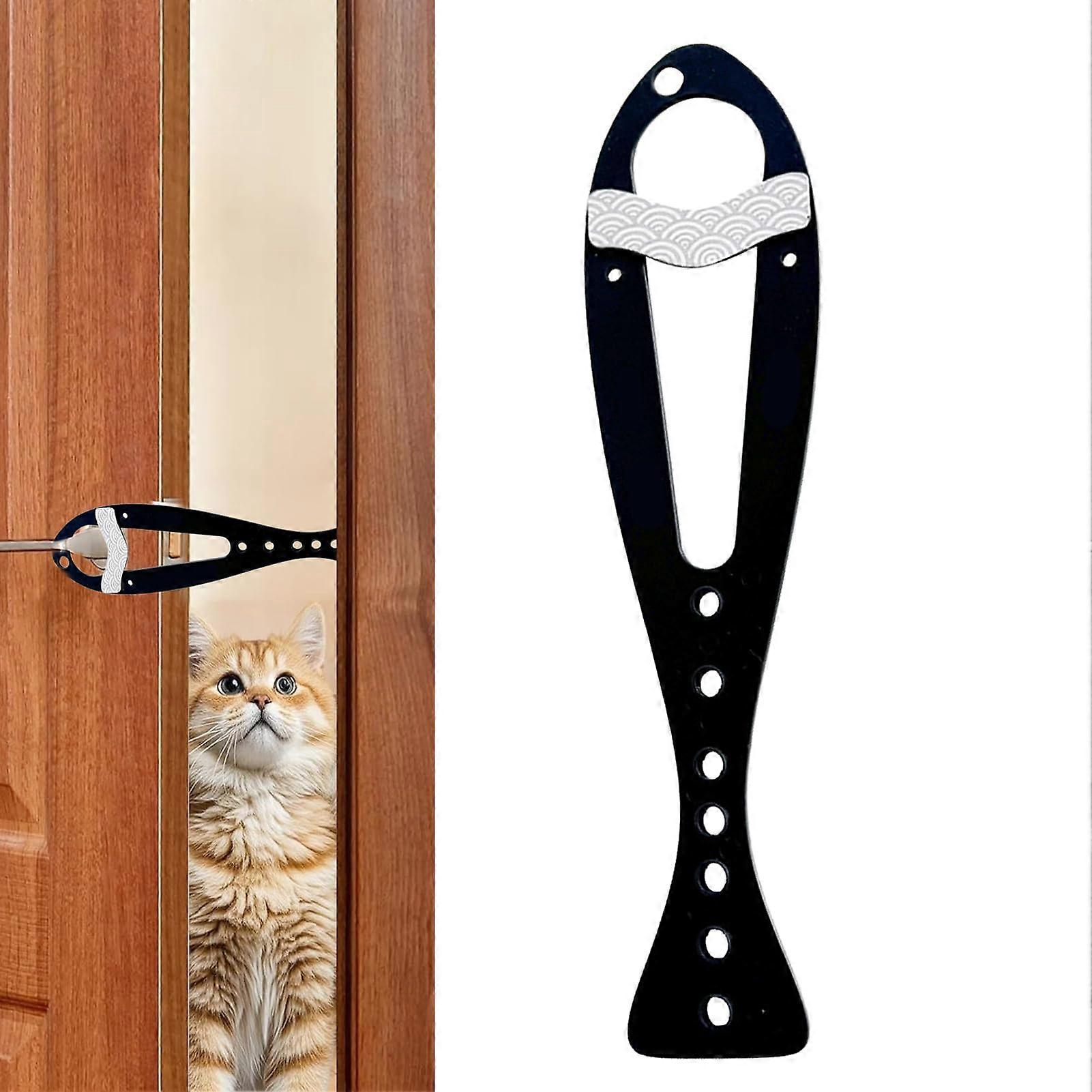 Cat Door Stopper for Pet Gate Hold Open – Keeps Door Fixed for Living Room, Balcony, Home, Farmhouse
