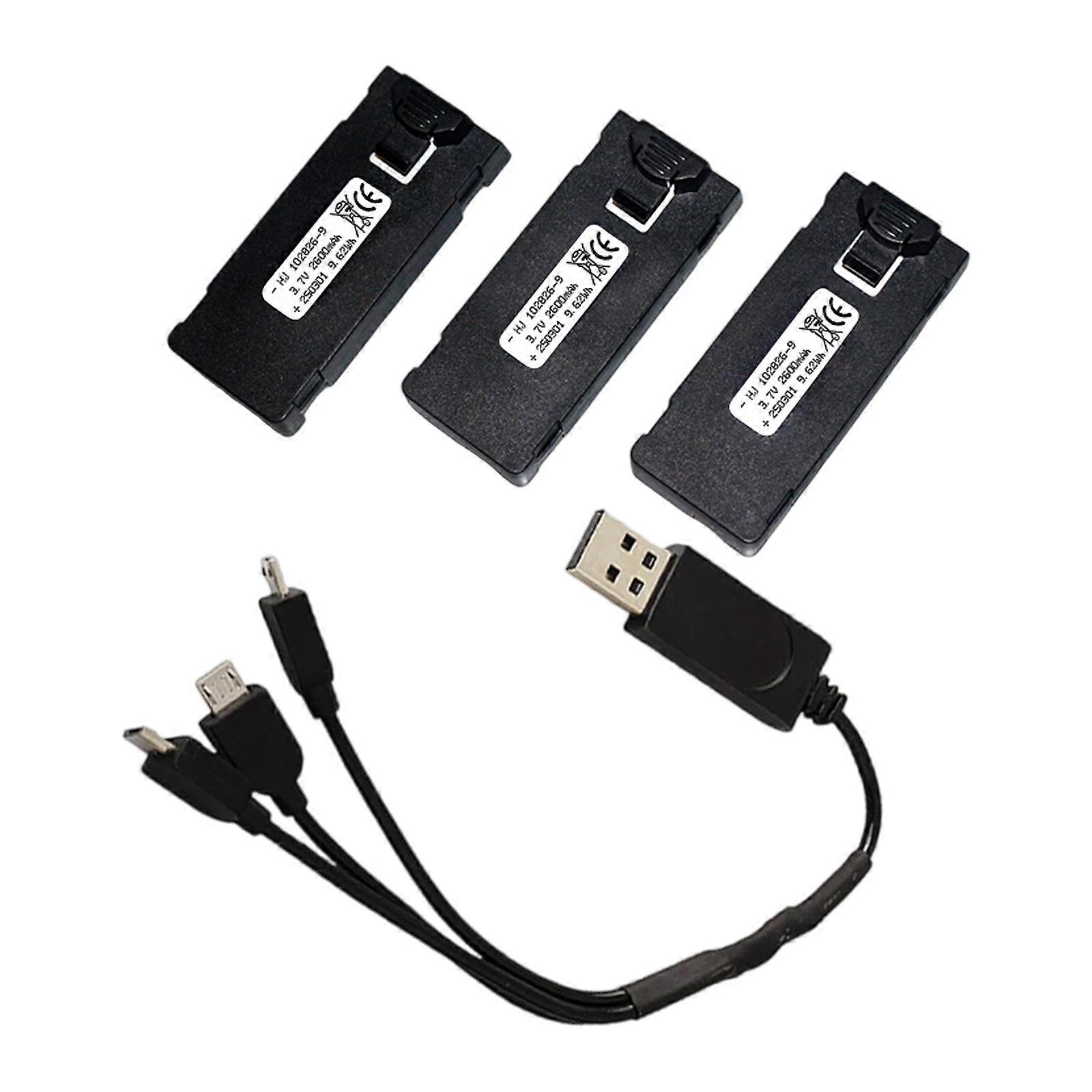 Intelligent Flight Battery 2600mAh 3.7V High Capacity Intelligent Flight Replacement Battery Pack for E88/E99/E525 Multicolor