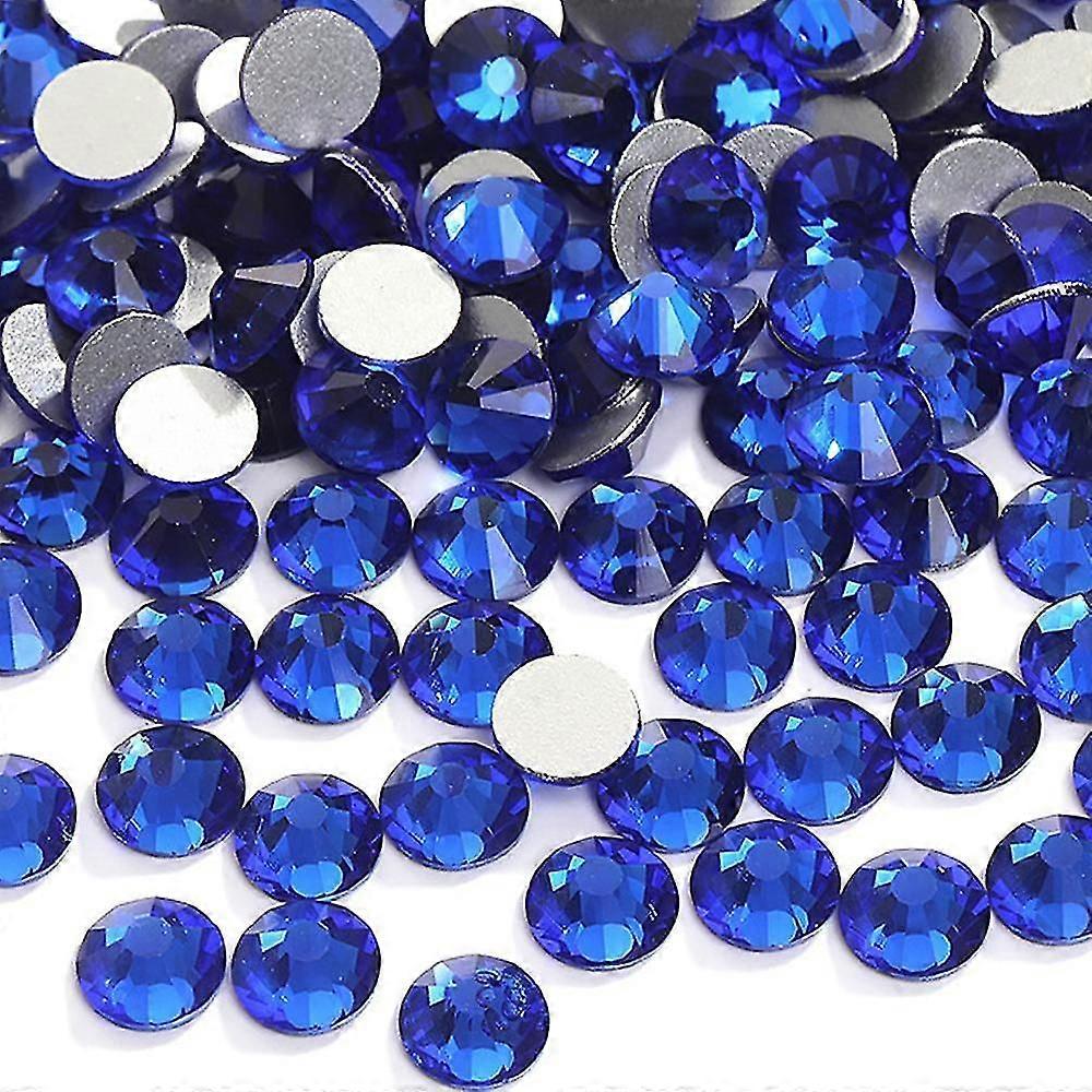 Strass en cristal à dos plat Rond