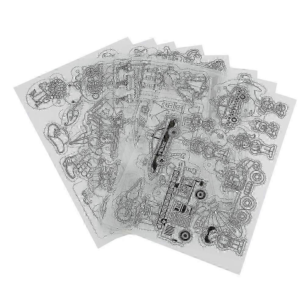 Plastic Heat Shrink Sheet Shrinkable DIY Handmade Craft Tool Boy's Style YEMAA