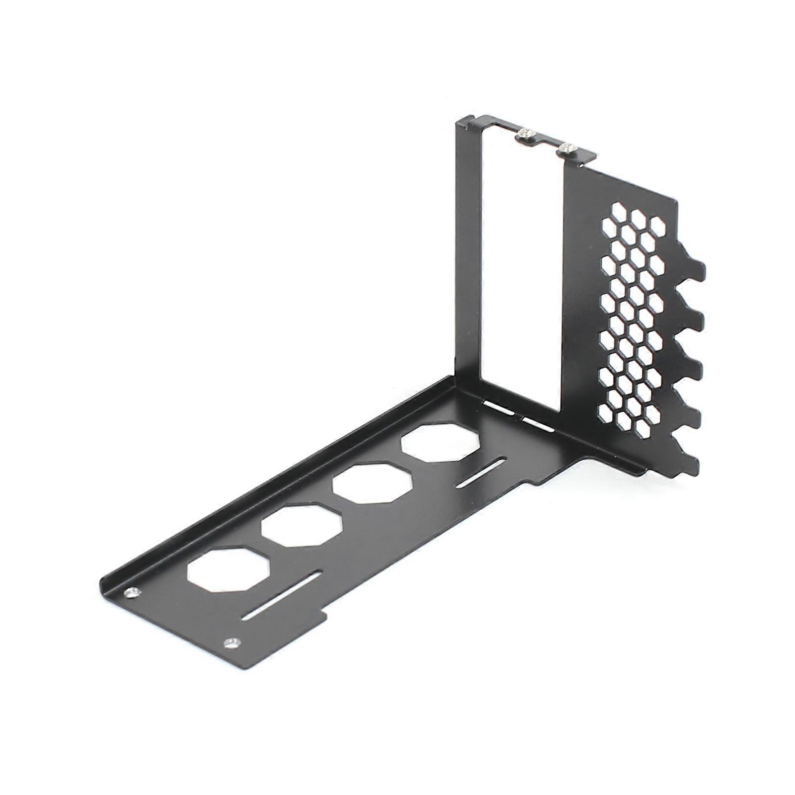 Vertical GPU Mount Bracket Graphics Card Holder, Video Card VGA Support Rack Durable Metal  Black