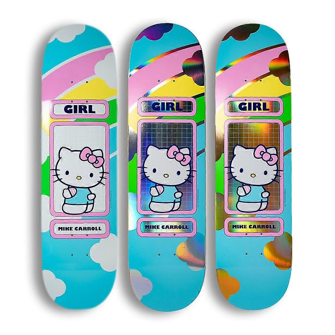 Girl x Hello Kitty Mike Carroll Rainbow 8,5" skateboarddeck
