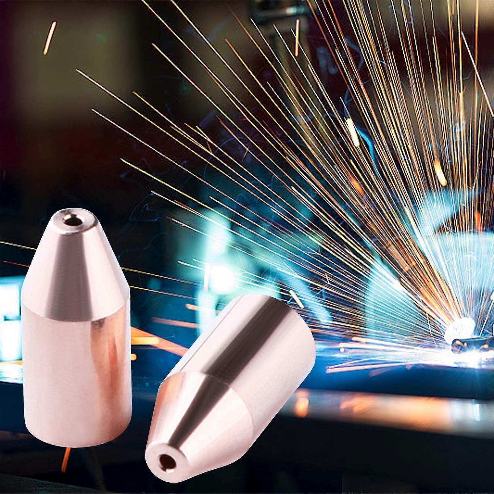 Txmfgh Handheld Welding Nozzle for Weiye Machine: Copper Accessory with Wire Guide - High-Speed and Versatile for Industrial Use