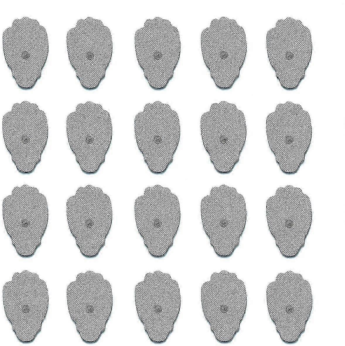 Large electrode pads for Tens/Ems machines - 20 pack reusable design