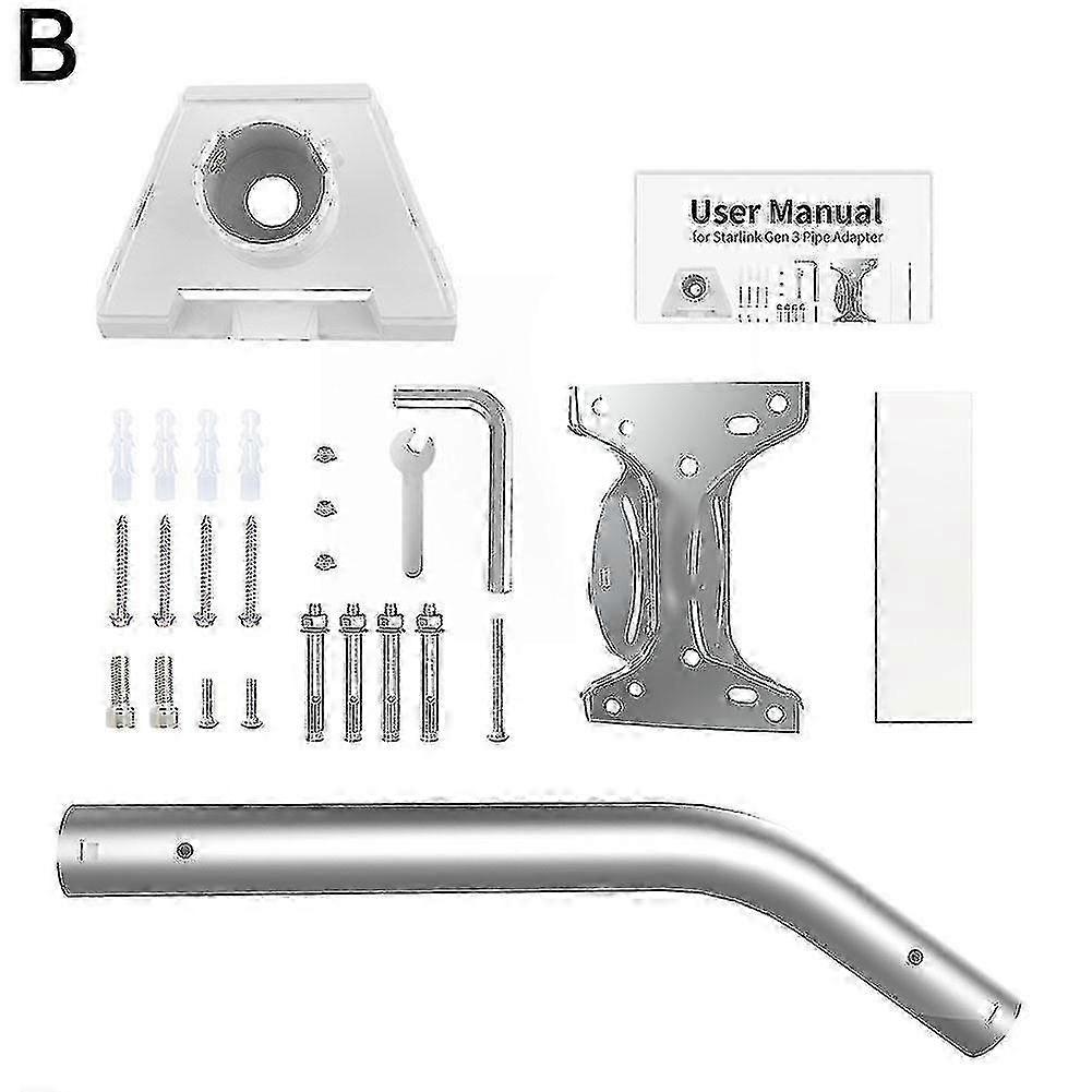 til StarLink Gen3 tagvægsmonteringsløsning