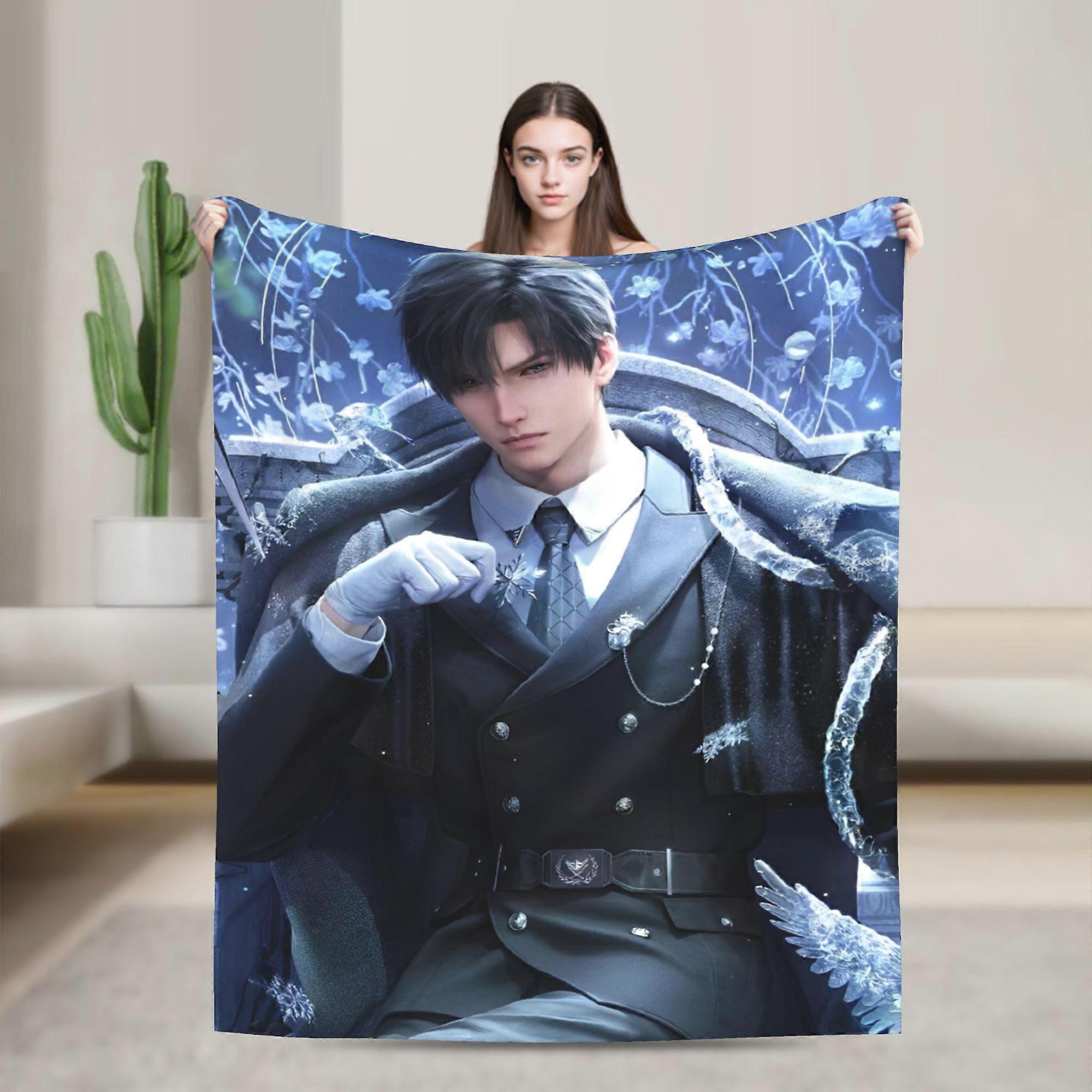 Game Love and Deepspace Blankets Fleece Printed Rafael  Multi-function Soft Throw Blanket for Bedding Couch Plush Thin Quilt