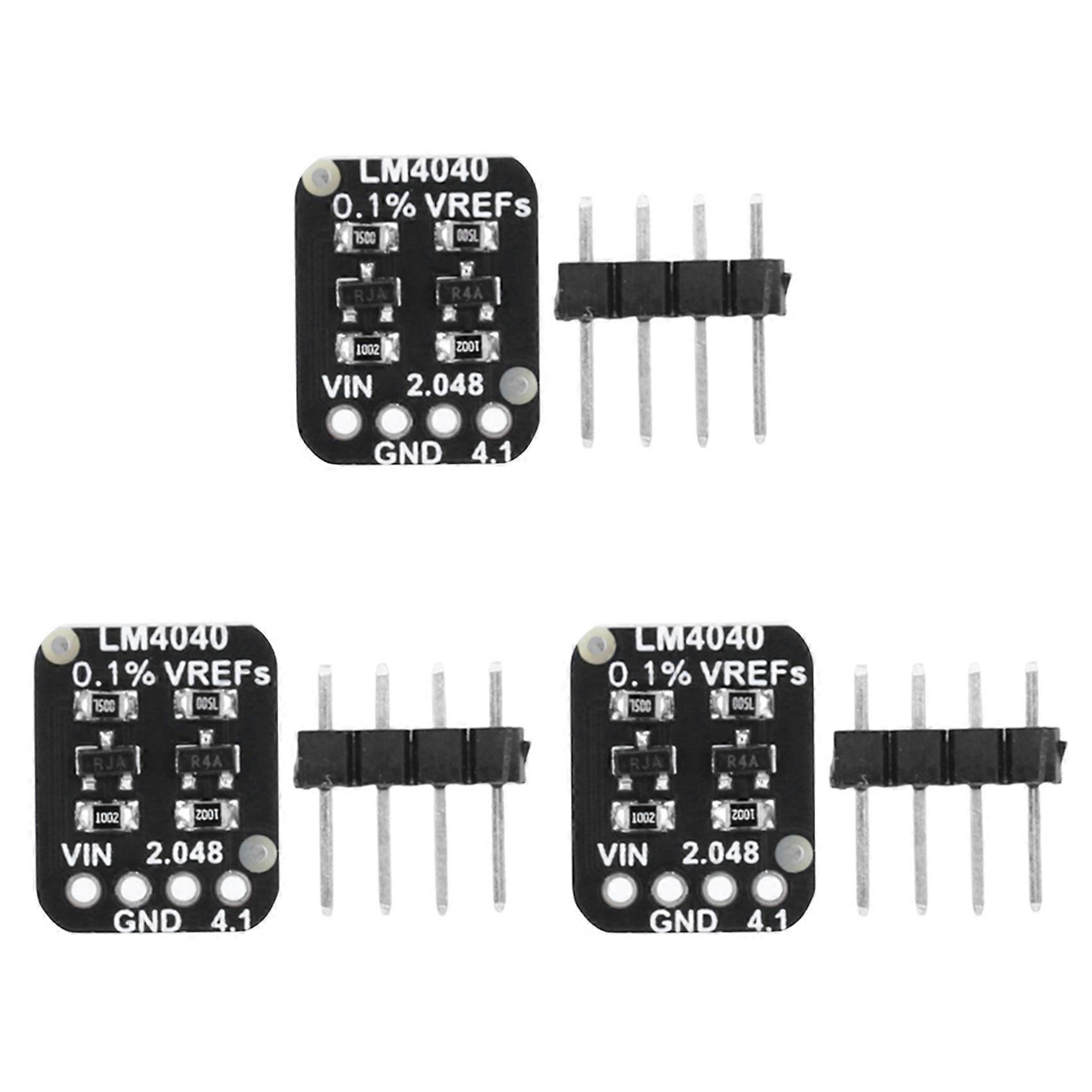 3X LM4040 Precision Voltage ReferenceModule 2.048V 4.096V Voltage Reference SourceBoard 0.1% Accuracy B