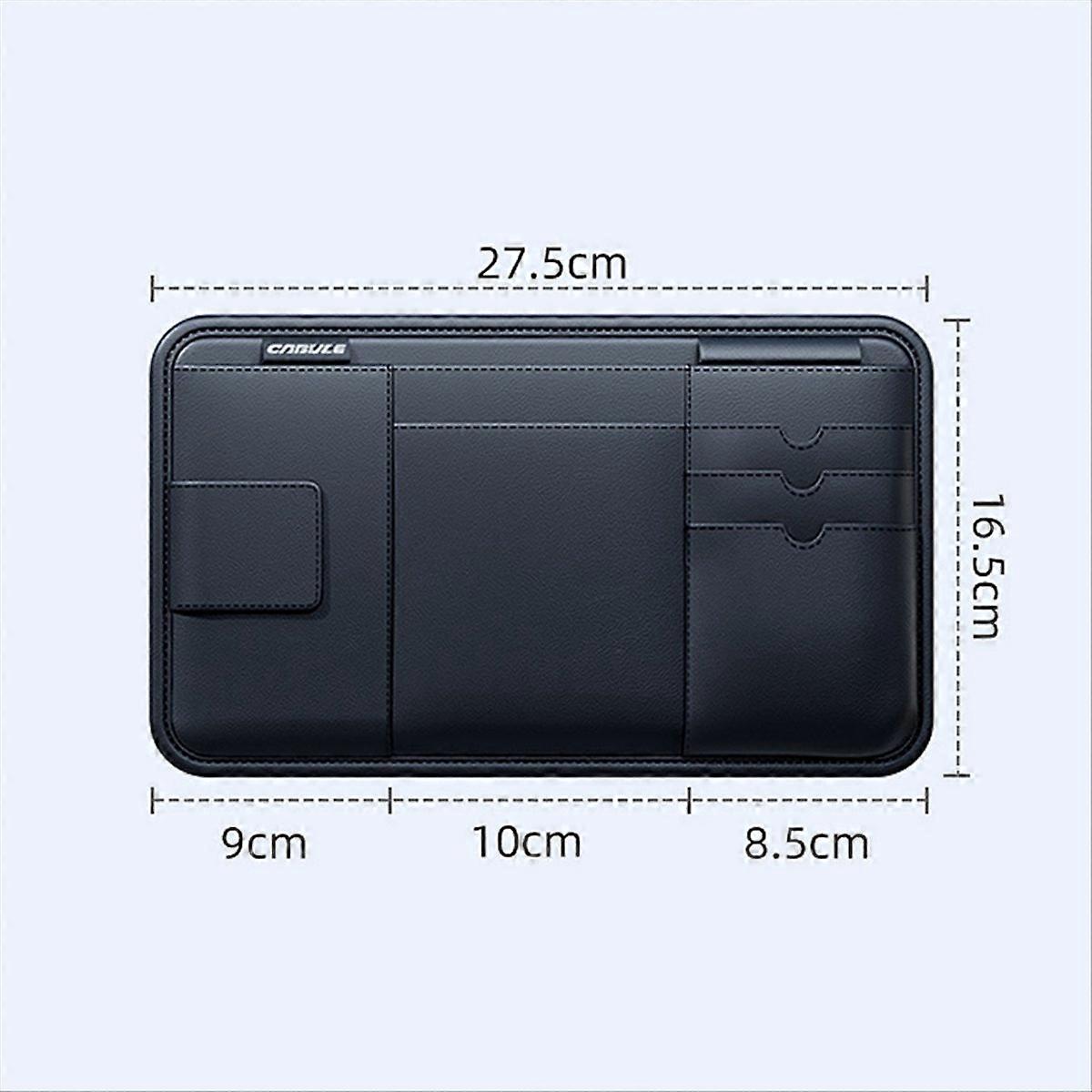 Car Visor Storage Device Multi-function Light Shield Glasses Bag