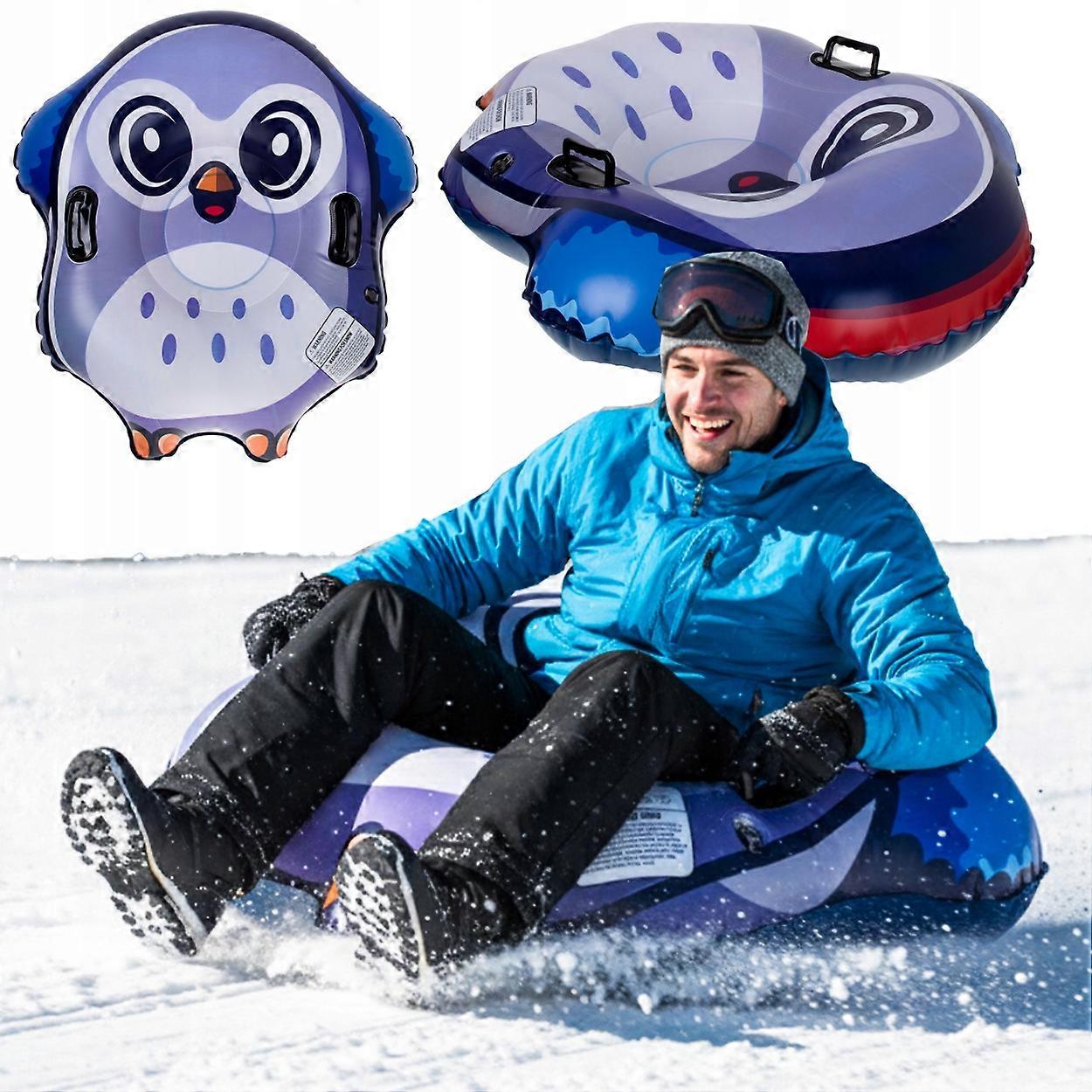 Inflatable Penguin Snow Sledge 95cm - Winter Fun for Kids