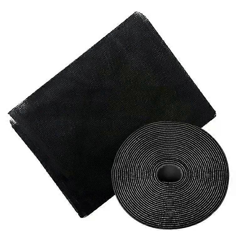 Anti Fly Curtain Mesh Screen Anti Mosquito Window DIY Self-Adhesive Fly Mosquito Gauze Mesh Insect Bug Net Curtains for Windows