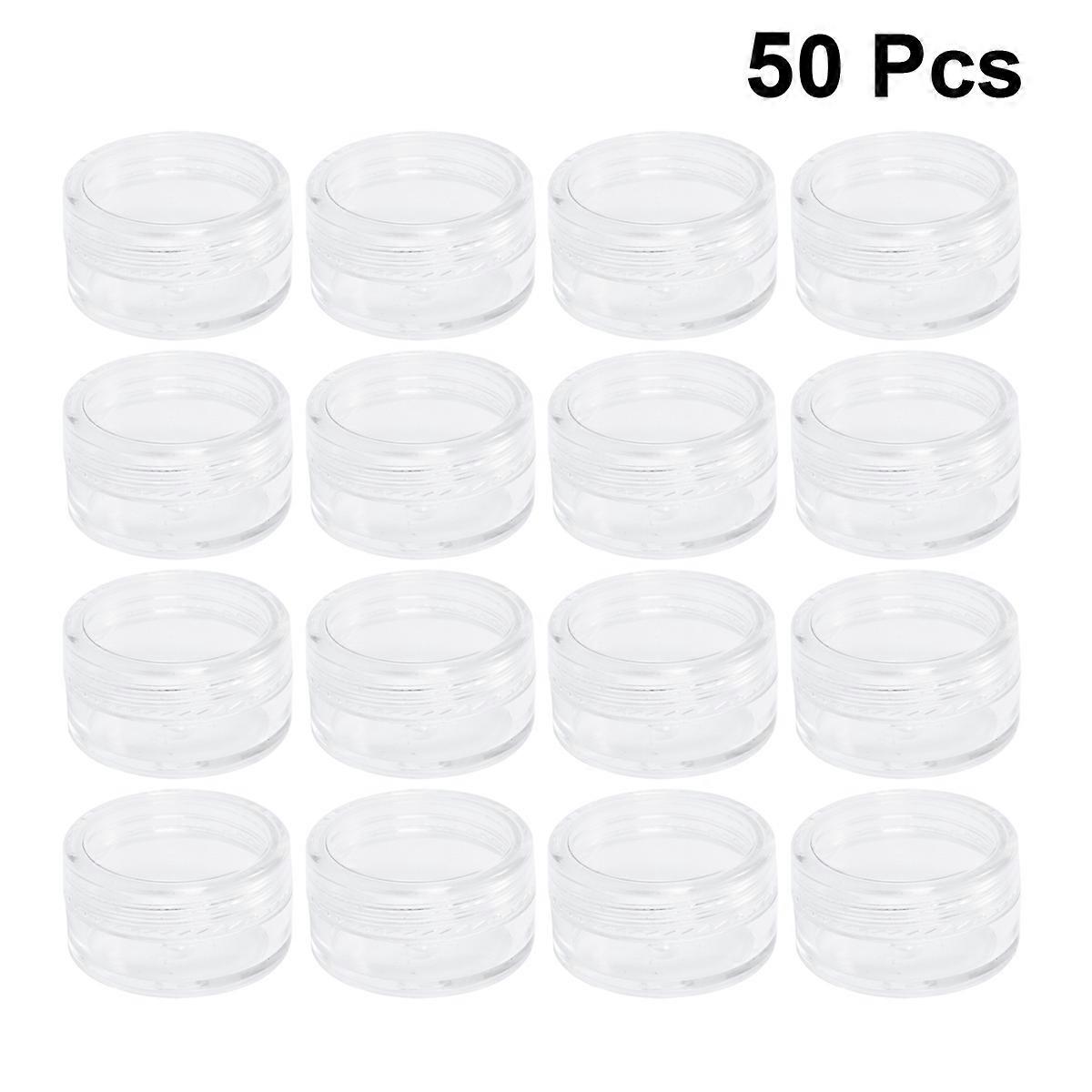 Cosmetic Containers Cosmetic Container for Storage Use 50Pcs Transparent