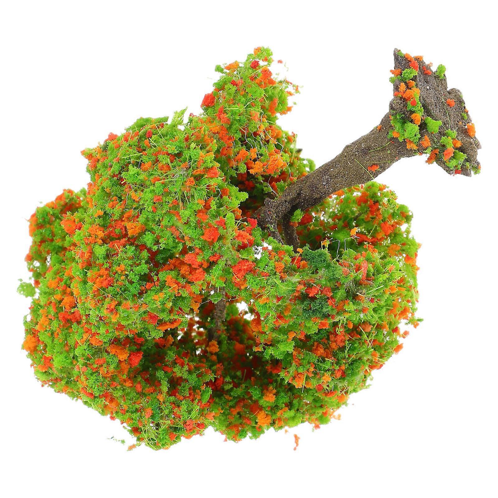 Scenery Landscape Tree Model for Decor Green Wire PVC Trees