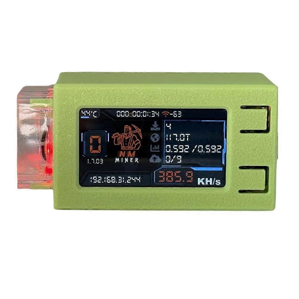 Nerdminer V2 Pro Max with RGB Cool Fan 390KH/S Solo Lottery Miner BTC Miner Nerd Miner Bitcoin Crypto Miner NMMiner