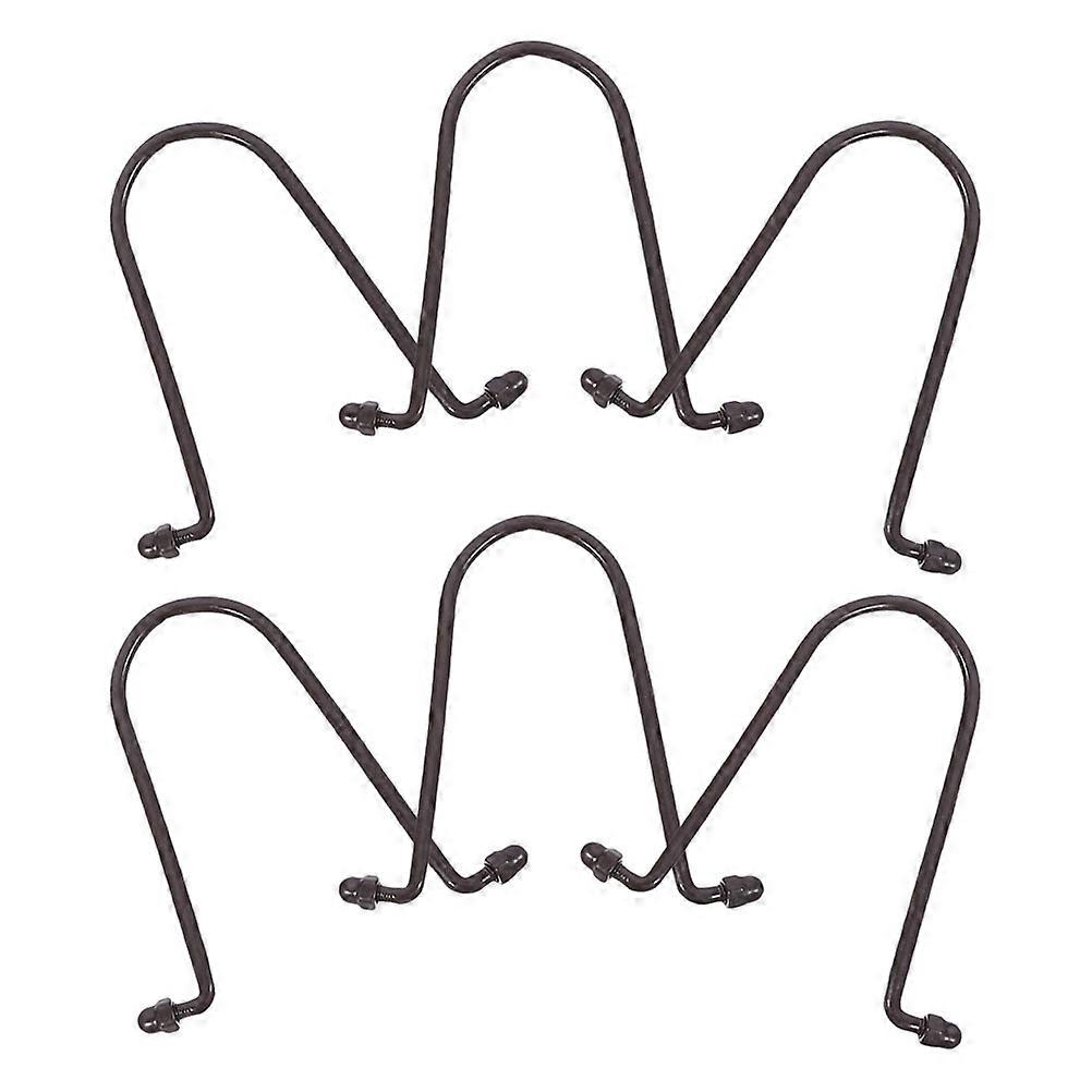 Rain Chain Adapter Hooks for Gutters Iron Multi-Purpose 6Pcs Set