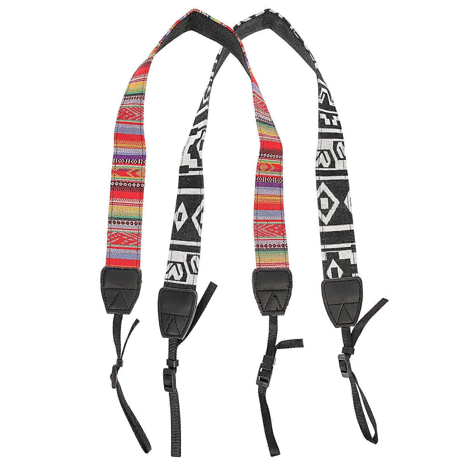 Camera Shoulder Strap Silk Adjustable Camera Lanyard for 4Pcs Use
