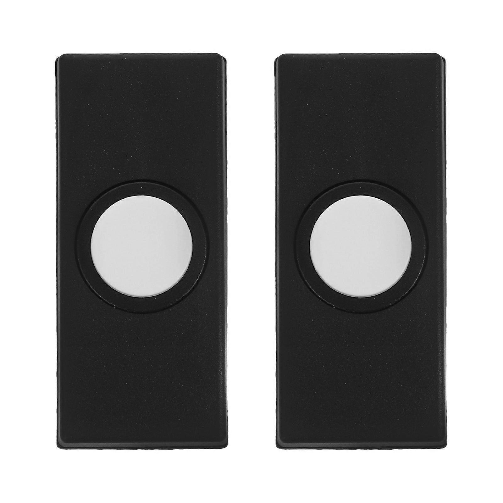 Vintage Doorbell Push Button Switch for Wall Mounted 2Pcs Durable ABS Material