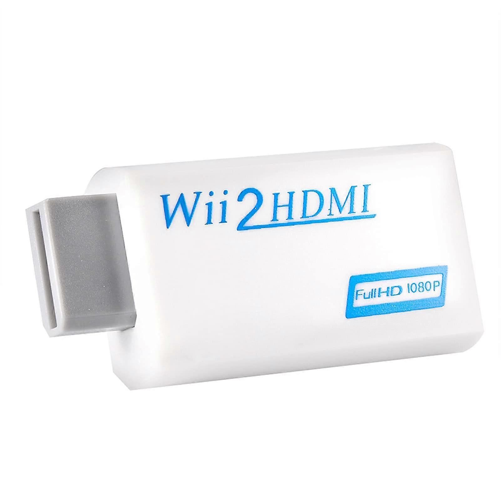 HDMI Converter 1080P Audio Video Output Plug and Play Adapter for Nintendo Wii HDTV