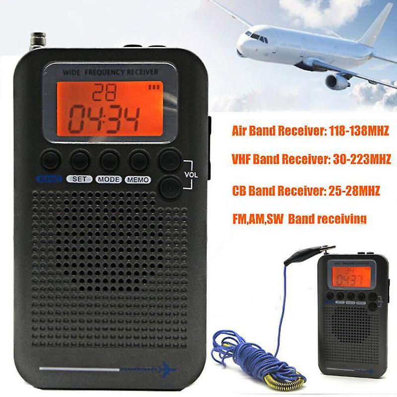 חיצוני נייד Am / Fm סטריאו רדיו כיס דיגיטלי מיני מקלט עם אוזניות