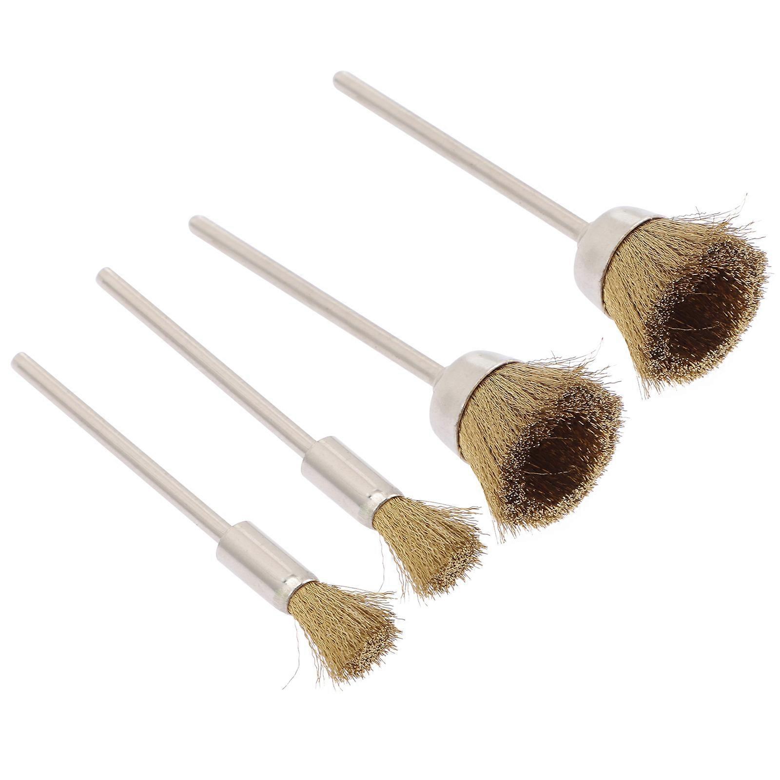 Copper Brush Nail Drill Bits for Cleaning 20Pcs Nail Drill Bits Tools