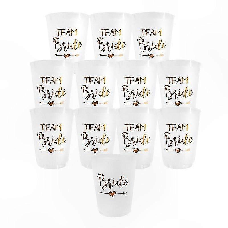 12-Pack Translucent Plastic Cups for Party Use