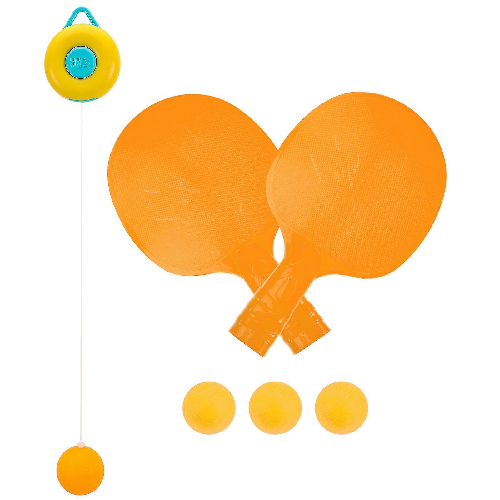 Table Tennis Trainer Kids Hanging Pingpong Trainer Kit for Playing 2Sets