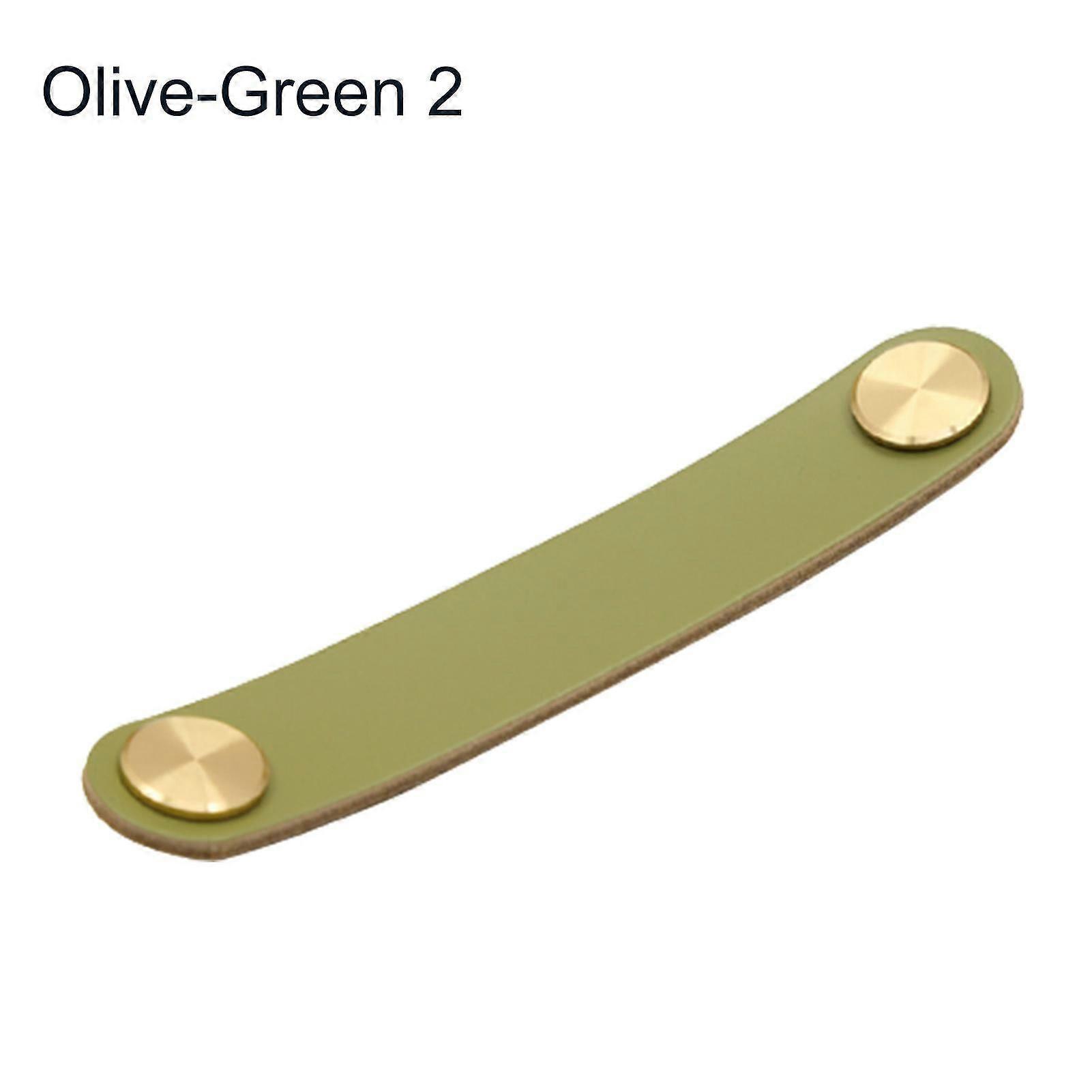 Soft Faux Leather Cabinet Handle Easy To Install Scratch-resistant Drawer Handle For Bookcase