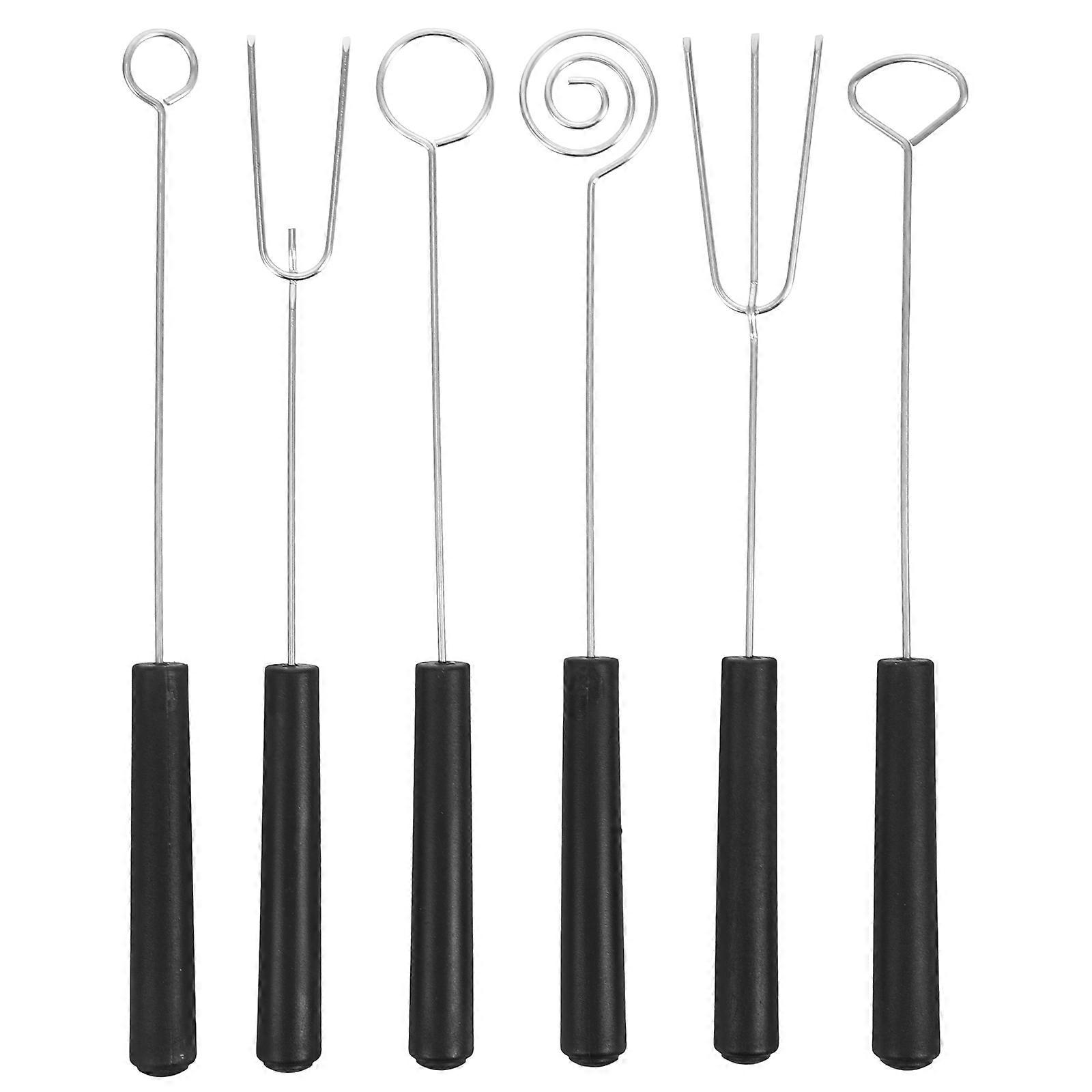 Stainless Steel Chocolate Dipping Forks for Baking Kitchen Tools 6Pcs